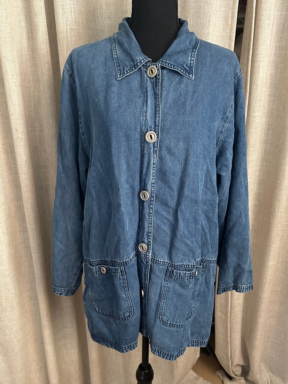 Vintage Reversible chambray jacket